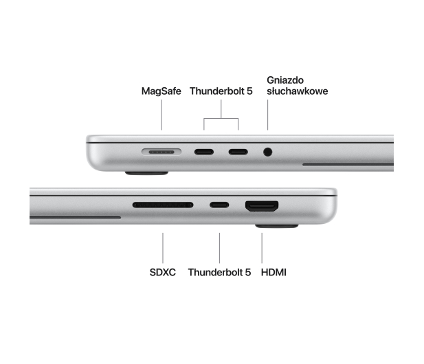 Apple MacBook Pro M5 Pro/24GB/1TB/Mac OS Srebrny 20R GPU PROLED - 1622089 - zdjęcie 7